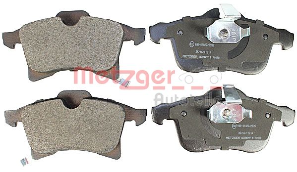 METZGER 1170010 Bremsbelagsatz, Scheibenbremse